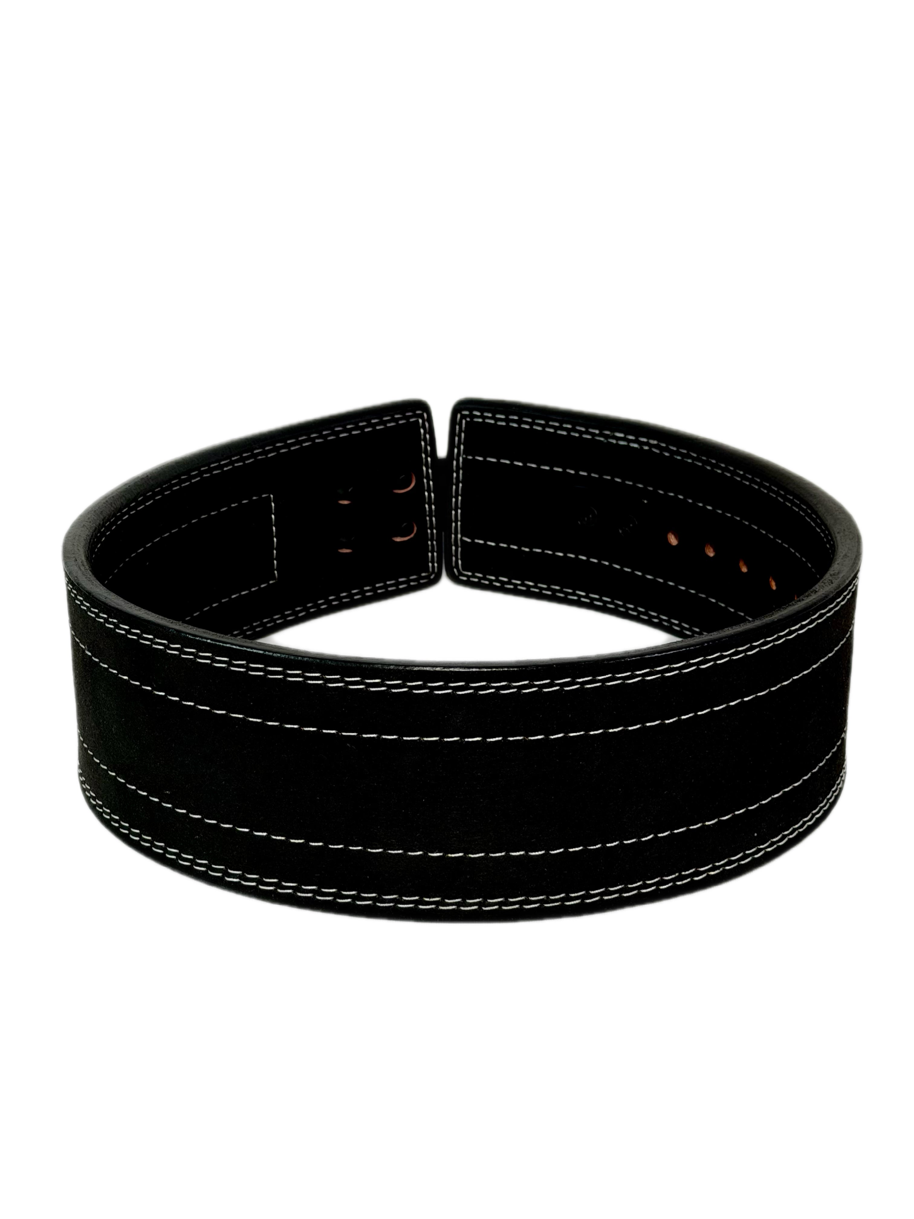 Black Suede Weightlifting Lever Belt